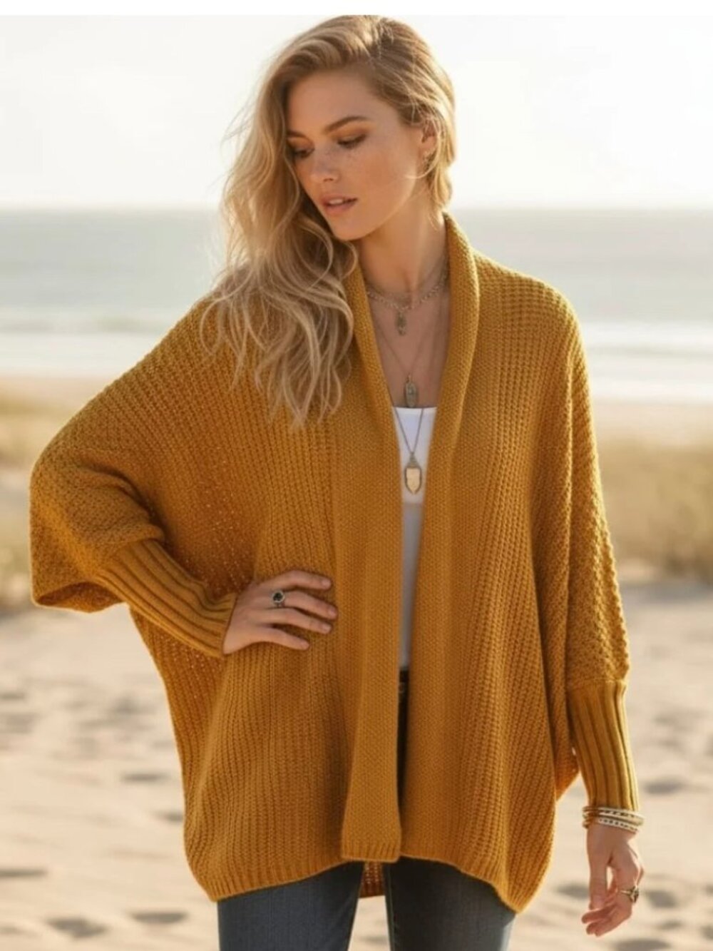 Batwing Knitted Cardigan
